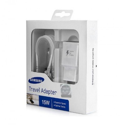 Samsung Φορτιστής EP-TA20EWE + micro USB καλώδιο 2A retail packaging λευκό