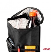 AMIO ισοθερμική τσάντα για κάθισμα αυτοκινήτου 03129, 35x28x10cm, μαύρη