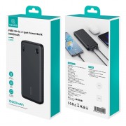 USAMS power bank CD253, 2x θύρες εξόδου, 10000mAh, 10W, μαύρο