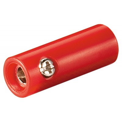 GOOBAY βύσμα μπανάνα socket 11379, θηλυκό, 70V, κόκκινο, 10τμχ