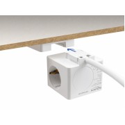 DELOCK πολύπριζο 11497, 3x schuko, USB-C & 2x USB, 16A, 1.5m, λευκό