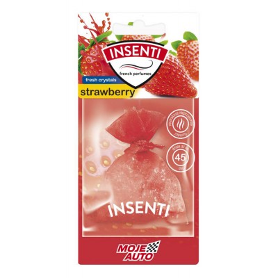MOJE AUTO κρεμαστό αρωματικό αυτοκινήτου 15-004, φράουλα, crystals 20g