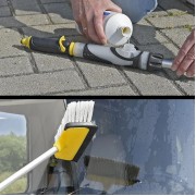 PROPLUS βούρτσα πλυσίματος 150689, τηλεσκοπική έως 1.5m, κίτρινη