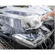 MOJE AUTO γάντι καθαρισμού αυτοκινήτου 19-639, μάλλινο, 18x26cm, γκρι