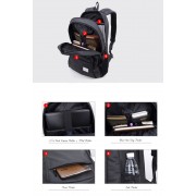 ARCTIC HUNTER τσάντα πλάτης 20005 με θήκη laptop 15.6", 26L, μαύρη
