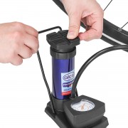 ALCA τρόμπα ποδιού 201300 με μανόμετρο, 160PSI, μπλε