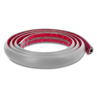 DELOCK κανάλι καλωδίων 20766 με αυτοκόλλητο, εύκαμπτο PVC, 30x10mm, 2m, γκρι