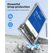 ORICO θήκη για 2.5" SATA HDD/SSD 2139U3, 5Gbps, διάφανη