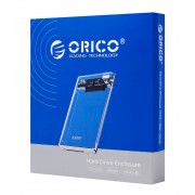 ORICO θήκη για 2.5" SATA HDD/SSD 2139U3, 5Gbps, διάφανη