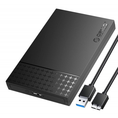 ORICO θήκη για 2.5" SATA HDD/SSD 2526U3-V1, 5Gbps, μαύρη