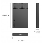 ORICO θήκη για 2.5" SATA HDD/SSD 2526U3-V1, 5Gbps, μαύρη