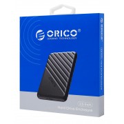ORICO θήκη για 2.5" SATA HDD/SSD 25PW1C-C3, 5Gbps, μαύρη