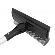 HEYNER καθαριστής τζαμιών 407300, τηλεσκοπικός έως 80cm, ασημί/μαύρος
