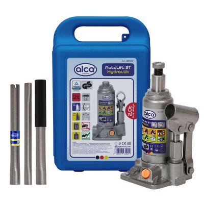 ALCA υδραυλικός γρύλος μπουκάλας 431020, έως 2 τόνοι, 31cm