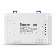 SONOFF Smart Διακόπτης WiFi 4CH R3, 4 θέσεων, 16A, λευκός