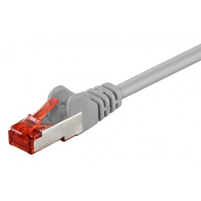 GOOBAY καλώδιο δικτύου 50885, CAT 6 S/FTP, copper, 250MHz, 0.5m, γκρι