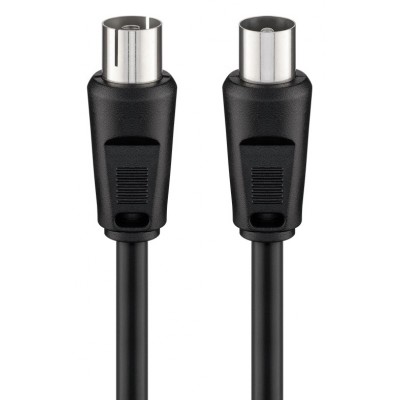 GOOBAY καλώδιο κεραίας αρσενικό σε θηλυκό 50913, <70dB, CCS, 20m, μαύρο