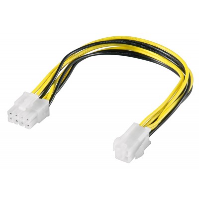 GOOBAY καλώδιο 4pin σε 8pin ATX12 P4 51358, 0.2m