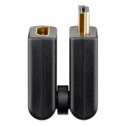 GOOBAY αντάπτορας HDMI 51721, 180° περιστρεφόμενος, 4K/60Hz, μαύρος