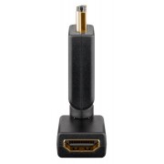 GOOBAY αντάπτορας HDMI 51721, 180° περιστρεφόμενος, 4K/60Hz, μαύρος