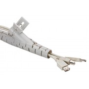 GOOBAY δεματικό καλωδίων 51922, πλαστικό, Φ20mm, 2.5m, γκρι