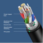 CABLETIME καλώδιο USB-C CT-CM100, 100W PD, 480Mbps, 1m, μαύρο