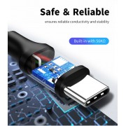 CABLETIME καλώδιο USB-C σε USB U323A, 3A, 480Mbps, 1m, λευκό