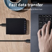 CABLETIME καλώδιο USB-C σε USB CMAMN, 15W, 5Gbps, 2m, μαύρο