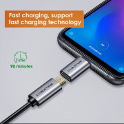 CABLETIME αντάπτορας USB-C σε micro USB CT-CMMCBF, 480Mbps, γκρι