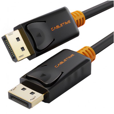 CABLETIME καλώδιο DisplayPort CT-01G, 4K/60Hz, 3m, μαύρο