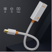 CABLETIME αντάπτορας mini DisplayPort σε HDMI CT-02G4K, 4K/30Hz, λευκός