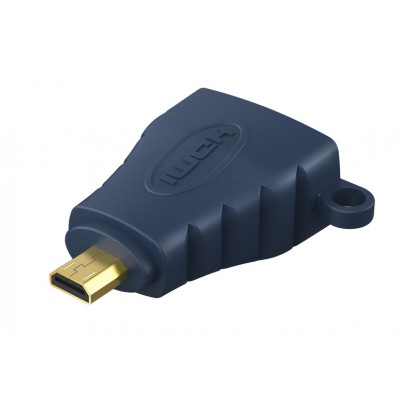 CABLETIME αντάπτορας micro HDMI σε HDMI HA16R, 4K/60Hz, μπλε