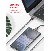 LDNIO καλώδιο USB-C σε USB LS441, 2.4A, 1m, γκρι