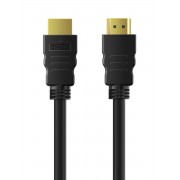 CABLETIME καλώδιο HDMI CT-HE19G με Ethernet, 4K/60Hz, 18 Gbps, 0.5m, μαύρο