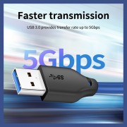 CABLETIME καλώδιο USB 3.0 CT-C160-U3-AMAM, 5Gbps, 1m, μπλε