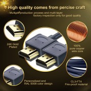 CABLETIME καλώδιο HDMI AV540-USHEAAG με Ethernet, slim, 4K/60Hz, 18 Gbps, 1.8m, μπλε
