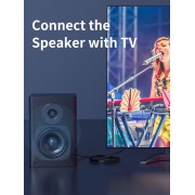 CABLETIME καλώδιο ήχου Toslink CT-AV380-P04GN, gold plated, 5mm, 3m, μαύρο