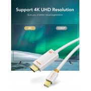 CABLETIME καλώδιο mini DisplayPort σε HDMI CT-AV588-03G4K, 4K/30Hz, 1m, λευκό