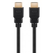 GOOBAY καλώδιο HDMI 2.1 58267 certified, ARC 8K/60Hz 48Gbps, 0.5m, μαύρο