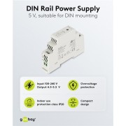 GOOBAY τροφοδοτικό 59574 για DIN rail, 5V/2.4A, 12W, IP20