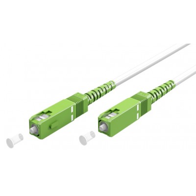 GOOBAY καλώδιο οπτικής ίνας SC-APC 59596, Singlemode OS2, 3m, λευκό