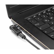 DELOCK αντάπτορας τροφοδοσίας 60014, USB-C σε Sony 6x4.3mm, 90°, μαύρος