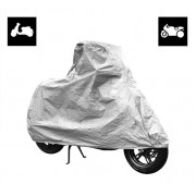 PROPLUS κουκούλα μηχανής 610250 με θήκη, XL 246x104x127cm, ασημί