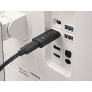 DELOCK αντάπτορας DisplayPort σε USB-C 61078, 8K/60Hz, μαύρος