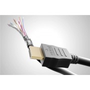 GOOBAY καλώδιο HDMI 2.0 61149 με Ethernet, 4K/60Hz, 18 Gbps, 0.5m, μαύρο