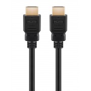 GOOBAY καλώδιο HDMI 2.1 61638, Ethernet, ARC, 8K/60Hz 48 Gbps, 1m, μαύρο