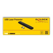 DELOCK Τηλεχειριστήριο παρουσιάσεων 64092 με laser, ασύρματο, έως 30m