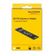 DELOCK Κάρτα Επέκτασης PCI-e σε M.2 Key M 64105, NVMe