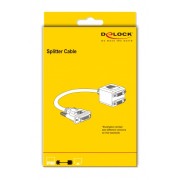 DELOCK HDMI splitter 65226 με Ethernet, 2 σε 1, 1080p, μαύρο