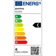 GOOBAY LED λάμπα candle 65393, E14, Filament, 6W, 2700K, 1055lm